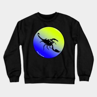 Scorpion Blue/Yellow Gradient Crewneck Sweatshirt